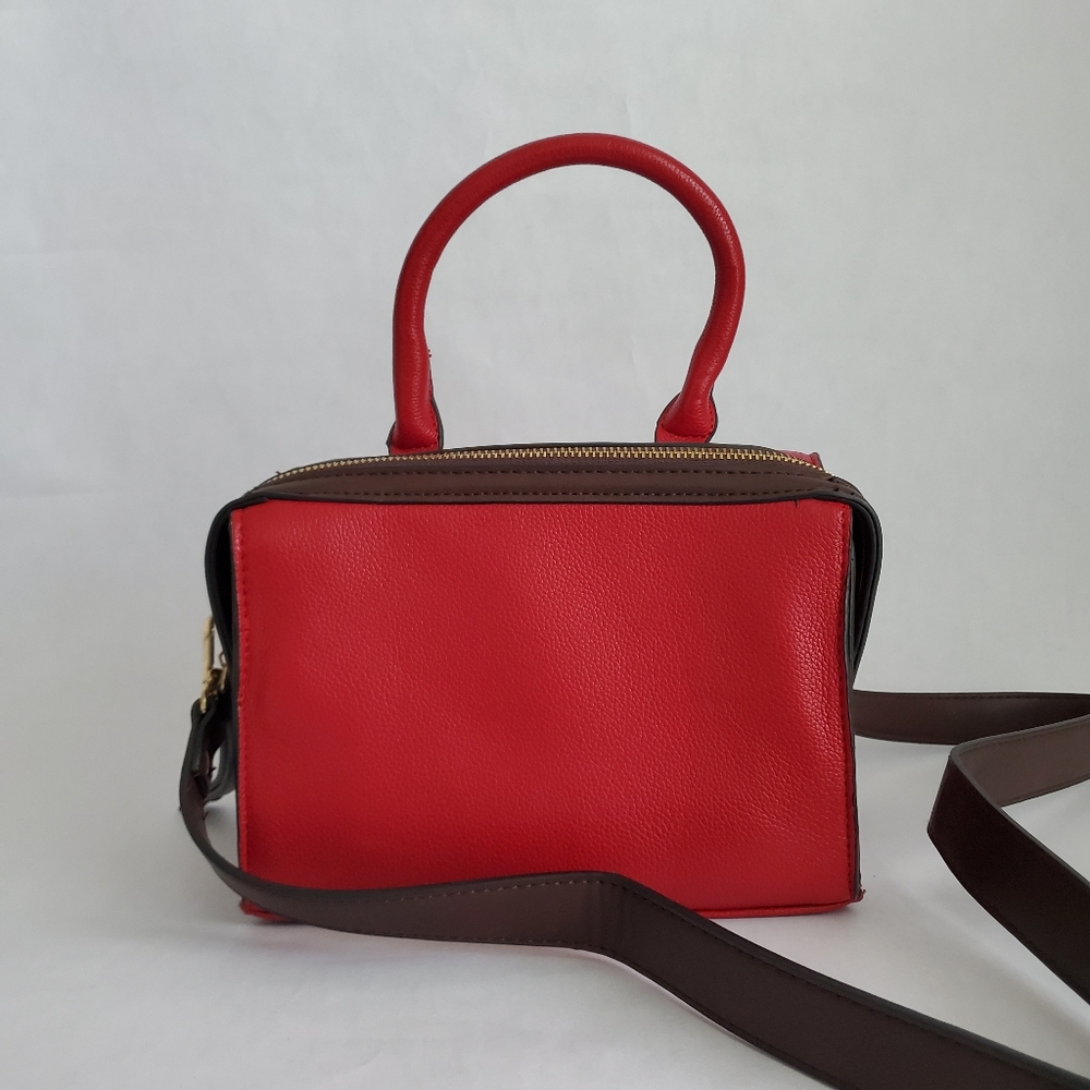 NWT Red Box Shape Handbag - Picture 6 of 11